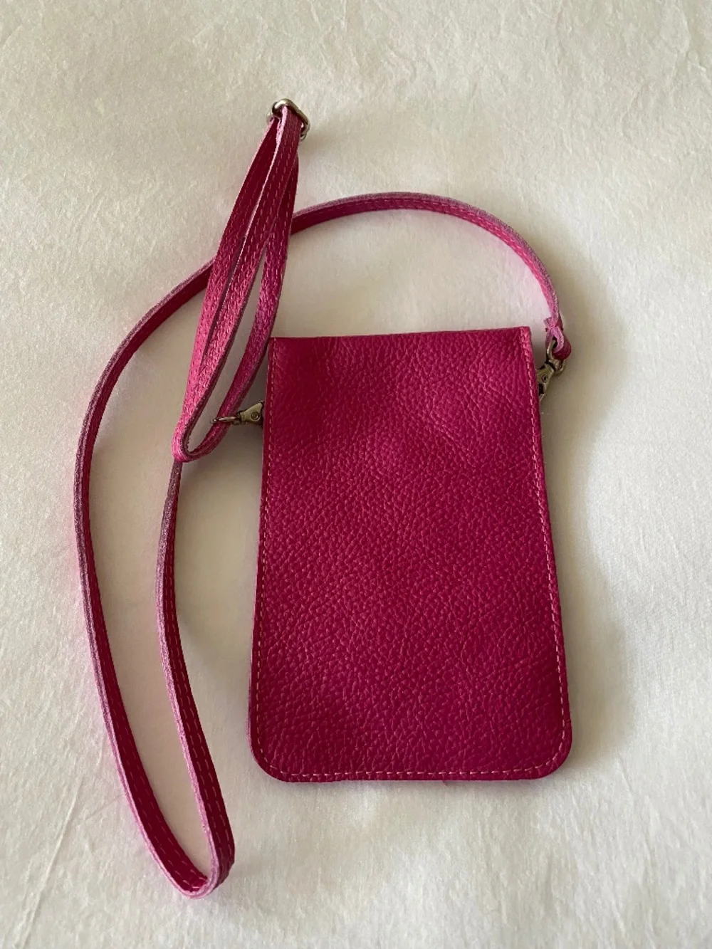 Women's leather phone purse